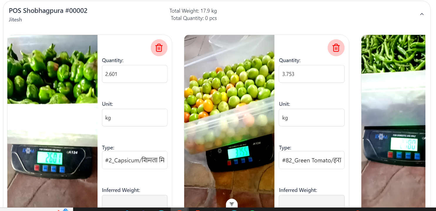 CheckIn Item Details